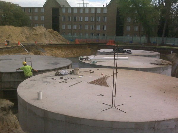 University of Melbourne Trinity College Irrigation Tanks